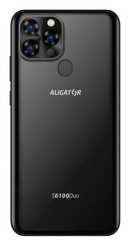 Mobilní telefon Aligator S6100 Senior černý