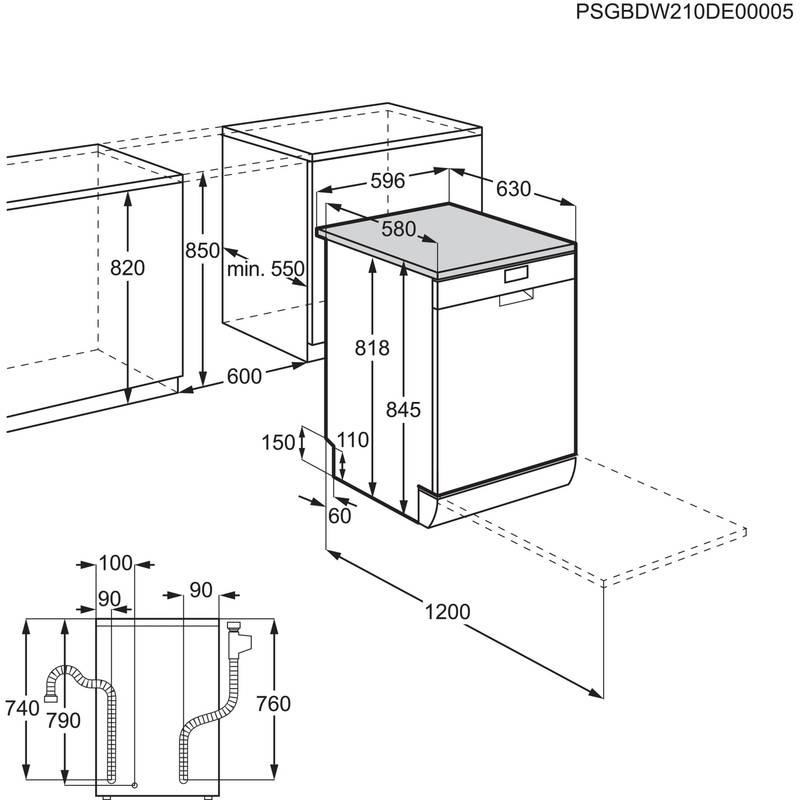 Myčka nádobí Electrolux ESM48210SW bílá, Myčka, nádobí, Electrolux, ESM48210SW, bílá