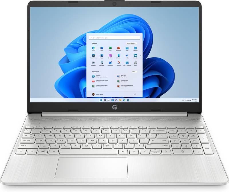 Notebook HP 15s-fq4010nc stříbrný