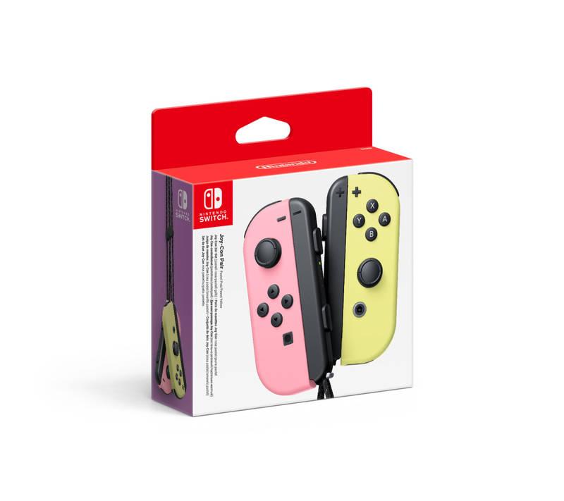 Ovladač Nintendo Joy-Con Pair Pastel Pink Yellow