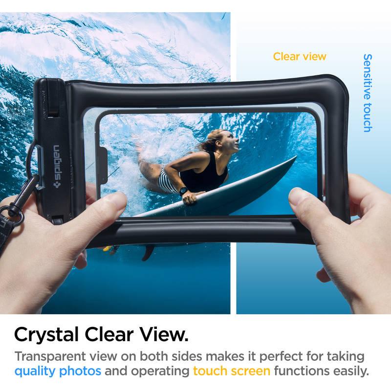 Pouzdro na mobil sportovní Spigen Aqua Shield WaterProof Floating Case A610 černé