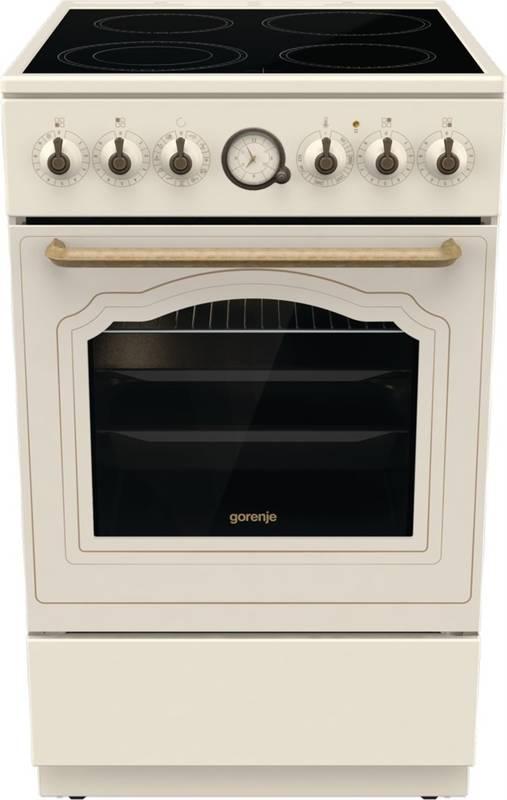 Sklokeramický sporák Gorenje Retro GECS5B70CLI