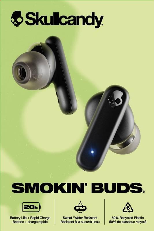 Sluchátka Skullcandy Smokin Buds černá