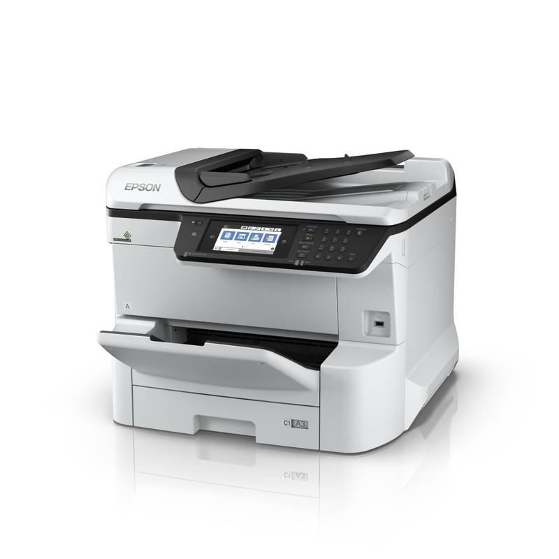 Tiskárna multifunkční Epson WorkForce Pro WF-C8610DWF bílá