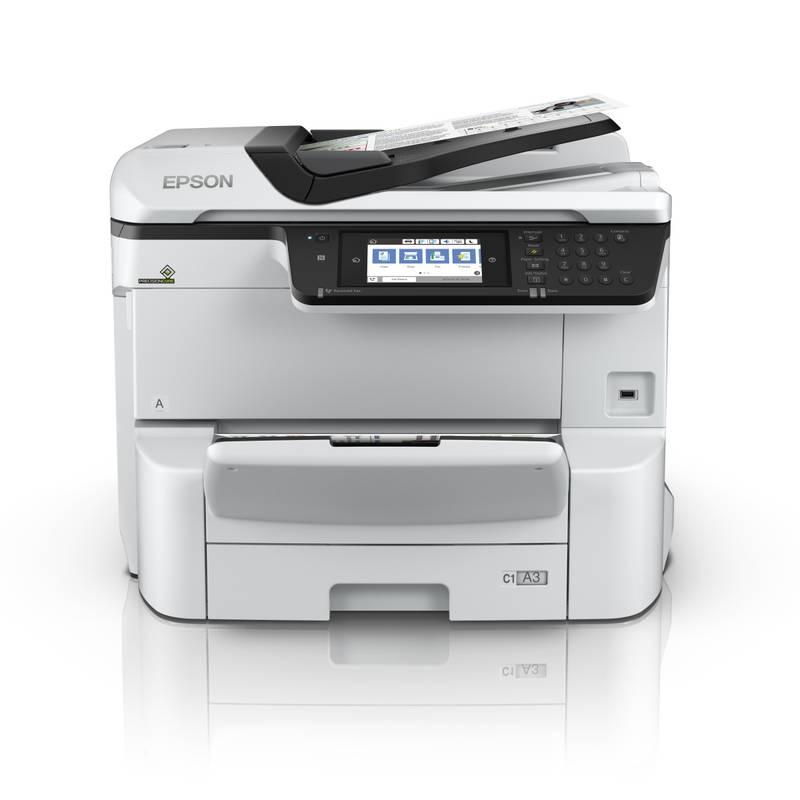 Tiskárna multifunkční Epson WorkForce Pro WF-C8610DWF bílá