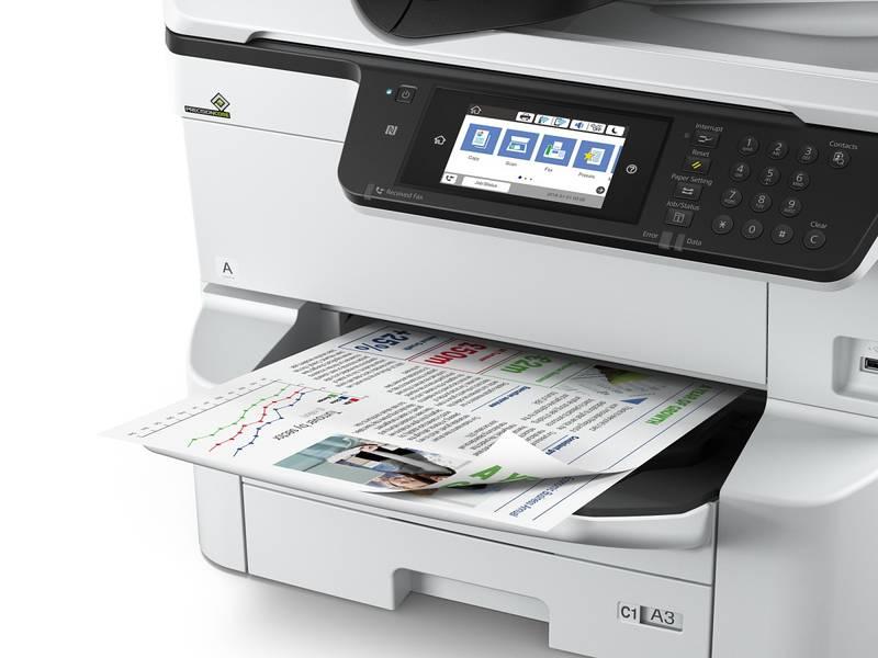 Tiskárna multifunkční Epson WorkForce Pro WF-C8690DWF bílá