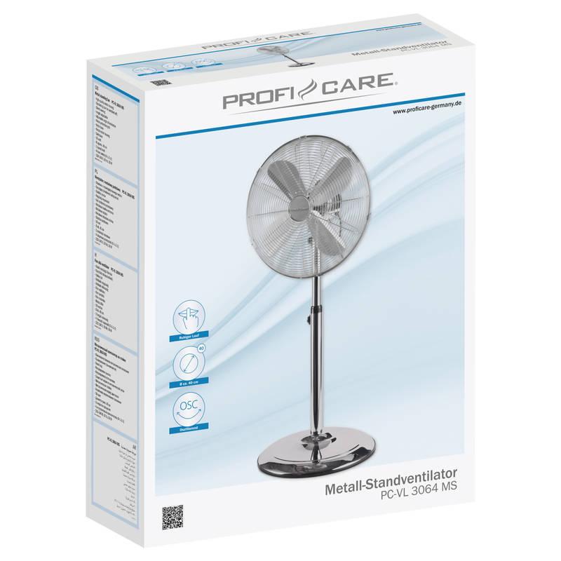 Ventilátor stojanový ProfiCare VL 3064 nerez