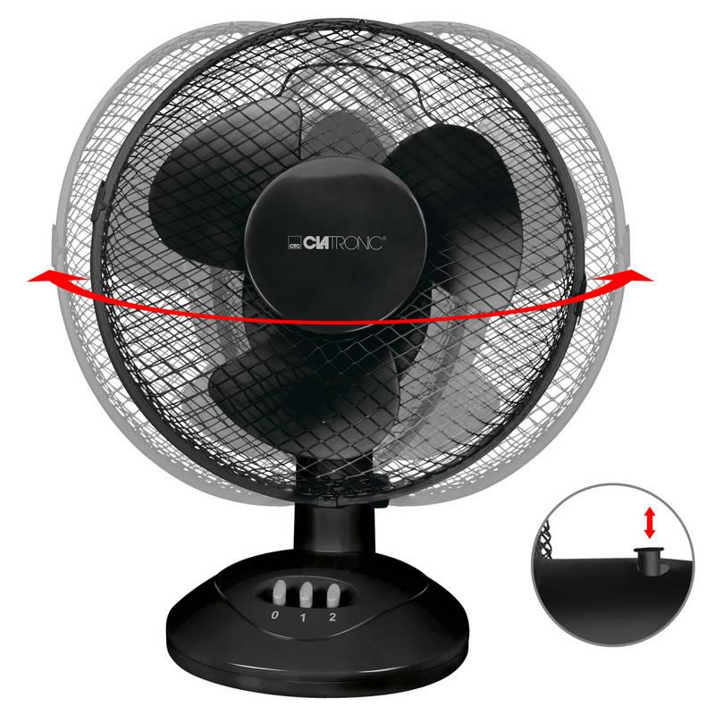 Ventilátor stolní Clatronic VL 3601 BK černý