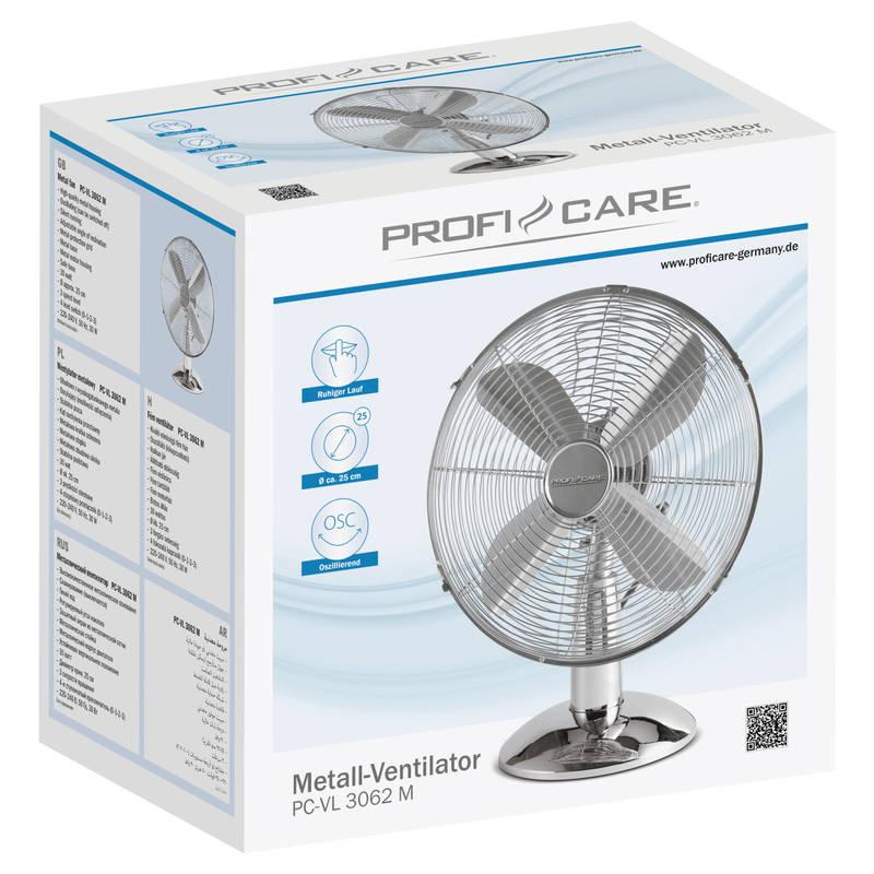 Ventilátor stolní ProfiCare VL 3062 nerez