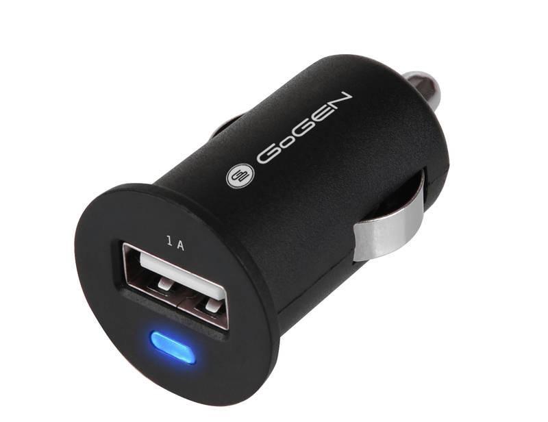 Adaptér do auta GoGEN CH 11, 1x USB černý