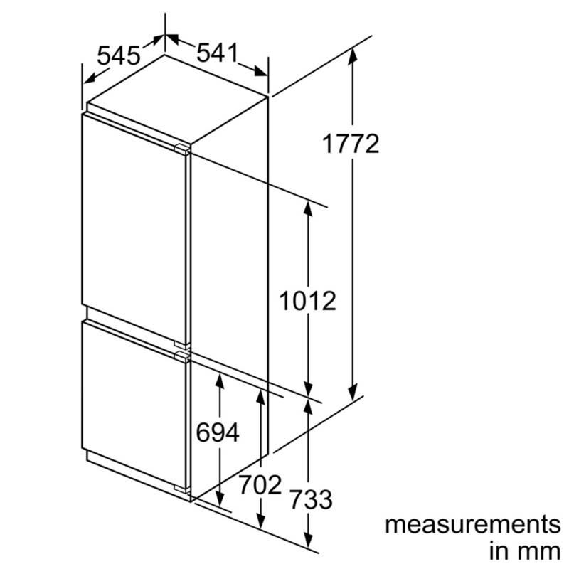 Chladnička s mrazničkou Bosch KIV86VF30