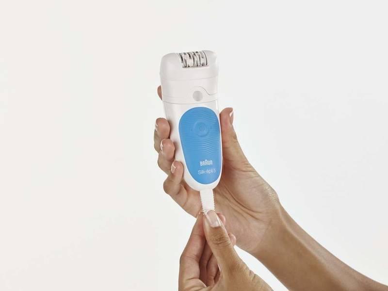 Epilátor Braun Silk épil 5-511 Wet&Dry bílý modrý