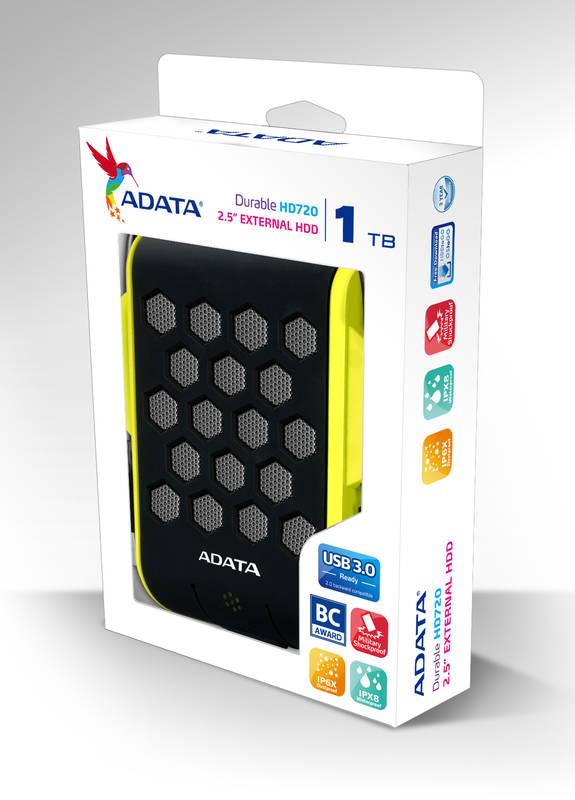 Externí pevný disk 2,5" ADATA HD720 1TB zelený