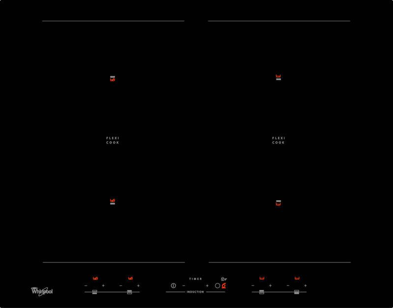 Indukční varná deska Whirlpool ACM 928 BA černá