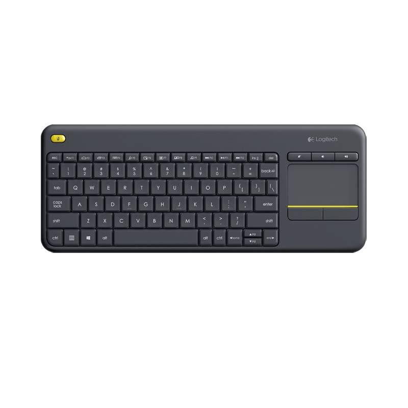 Klávesnice Logitech Wireless Keyboard K400 Plus, CZ SK černá