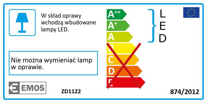 LED panel EMOS kruh, 120 x 21 mm, 6W, 360 lm bílý, LED, panel, EMOS, kruh, 120, x, 21, mm, 6W, 360, lm, bílý