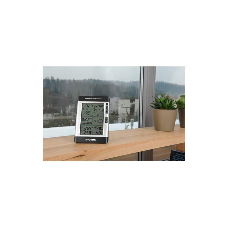 Meteorologická stanice Hyundai WSP 3080 R WIND černá