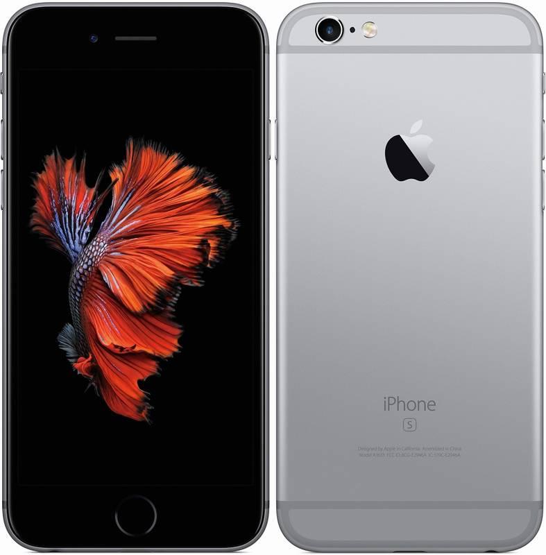 Mobilní telefon Apple iPhone 6s 128GB - Space Gray, Mobilní, telefon, Apple, iPhone, 6s, 128GB, Space, Gray