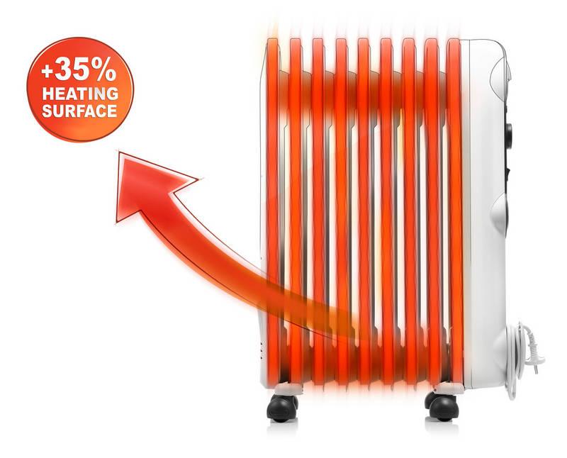 Olejový radiátor DeLonghi Radia-S TRRS0715 bílý