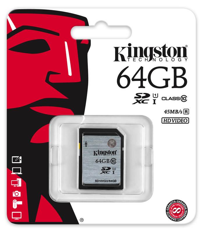 Paměťová karta Kingston SDXC 64GB UHS-I U1