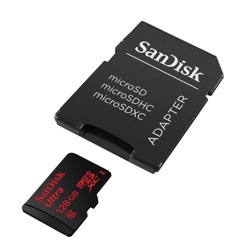 Paměťová karta Sandisk Micro SDXC Ultra Android 128GB UHS-I U1 adapter