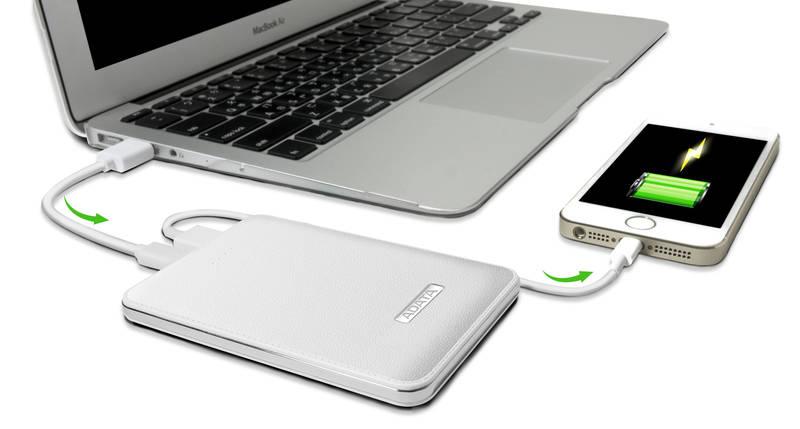 Powerbank ADATA PV120 5100mAh bílá