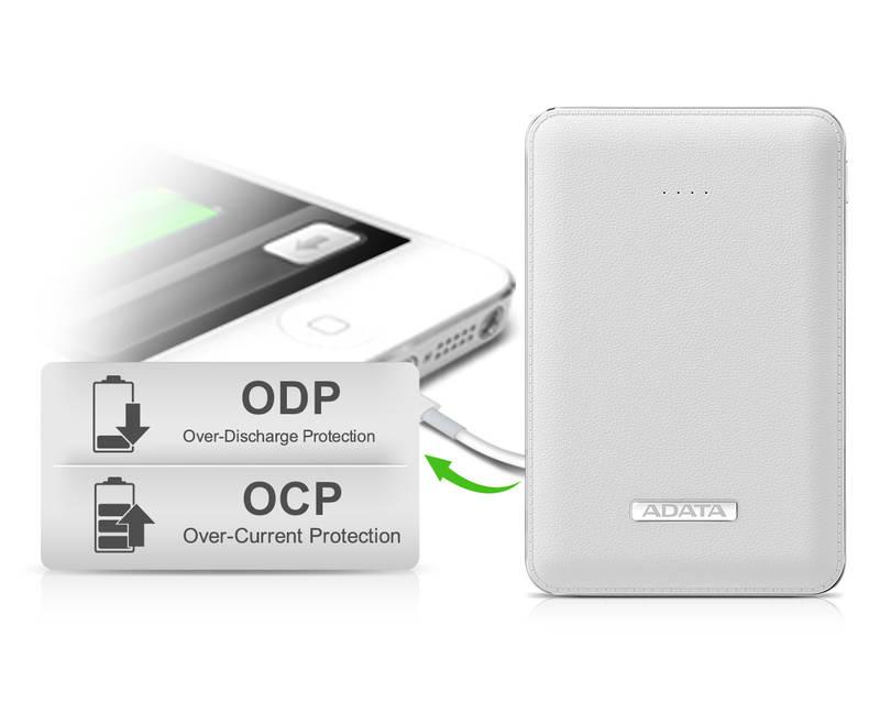 Powerbank ADATA PV120 5100mAh bílá