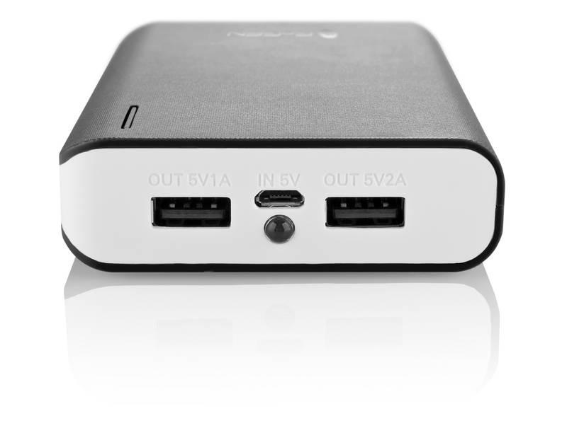 Powerbank GoGEN 10000mAh černá bílá