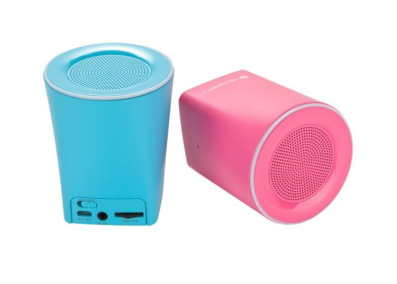 Přenosný reproduktor GoGEN BS 074P růžový