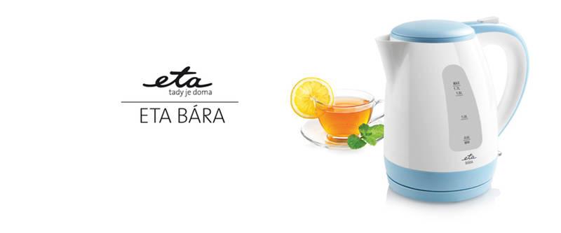Rychlovarná konvice ETA Bára 0603 90000 bílá modrá