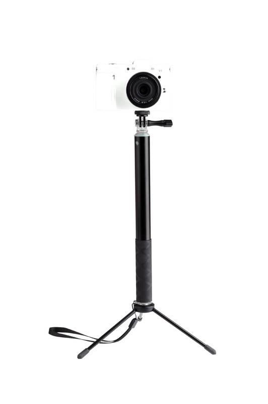 Selfie tyč GoGEN 4 teleskopická, bluetooth černá, Selfie, tyč, GoGEN, 4, teleskopická, bluetooth, černá