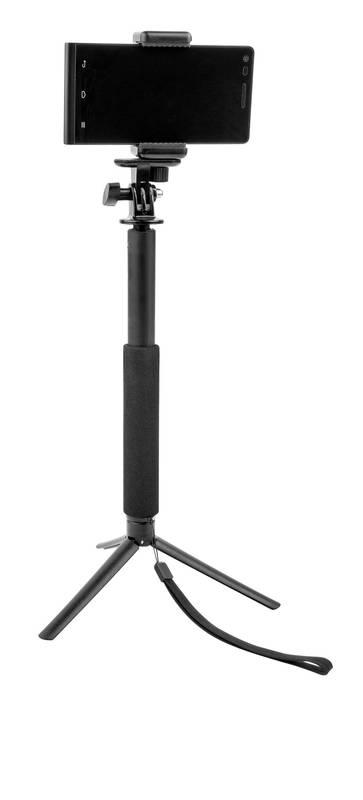 Selfie tyč GoGEN 5 teleskopická, bluetooth černá