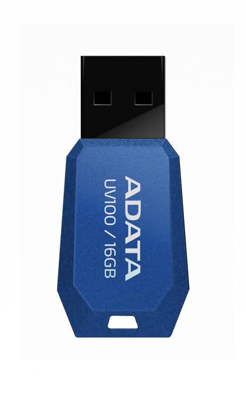 USB Flash ADATA UV100 16GB modrý, USB, Flash, ADATA, UV100, 16GB, modrý
