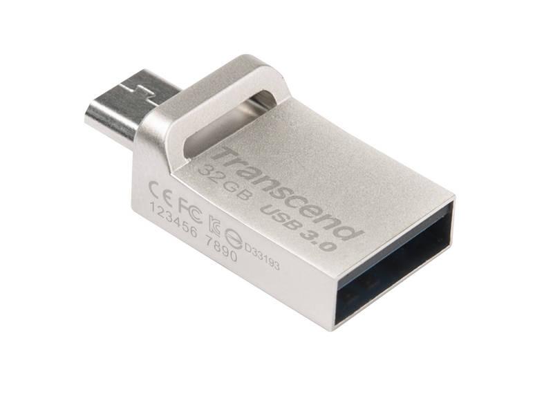 USB Flash Transcend JetFlash 880 32GB OTG kovový