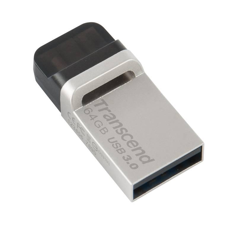 USB Flash Transcend JetFlash 880 64GB kovový