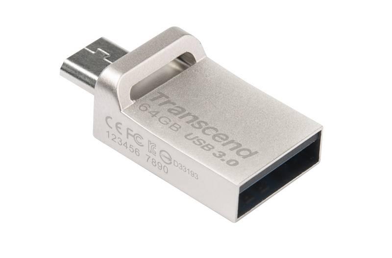 USB Flash Transcend JetFlash 880 64GB kovový, USB, Flash, Transcend, JetFlash, 880, 64GB, kovový