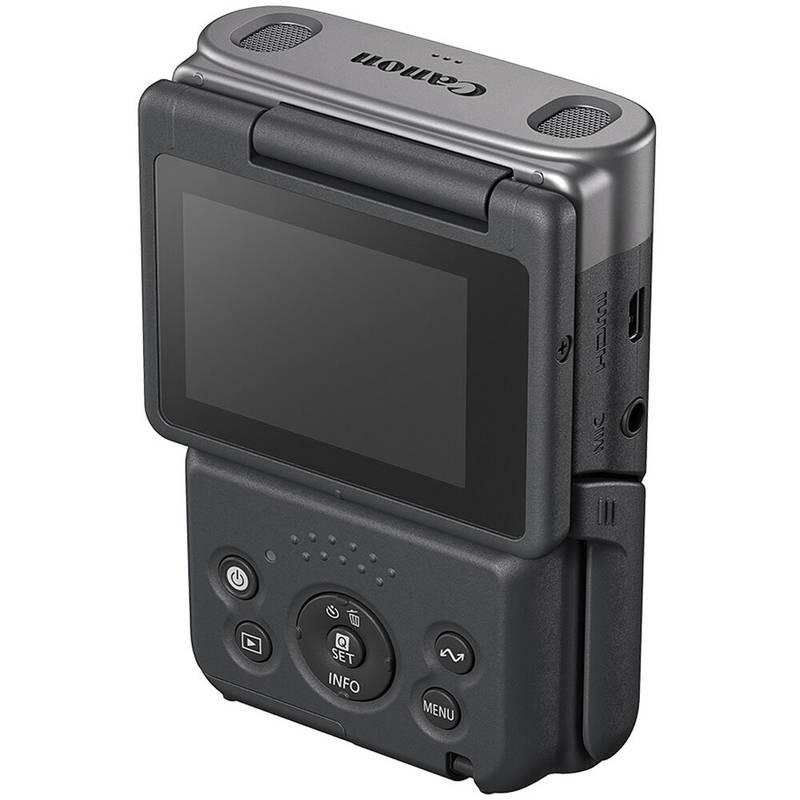 Digitální fotoaparát Canon PowerShot V10 Advanced Vlogging Kit stříbrný