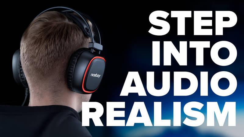 Headset Niceboy ORYX X330 Cubix černý