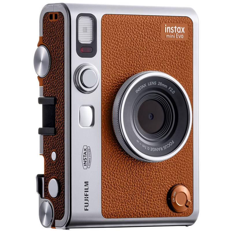 Instantní fotoaparát Fujifilm Instax mini EVO hnědý, Instantní, fotoaparát, Fujifilm, Instax, mini, EVO, hnědý