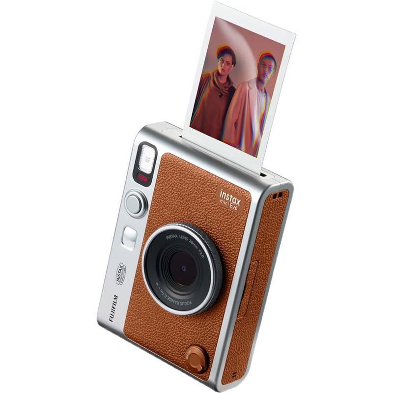 Instantní fotoaparát Fujifilm Instax mini EVO hnědý