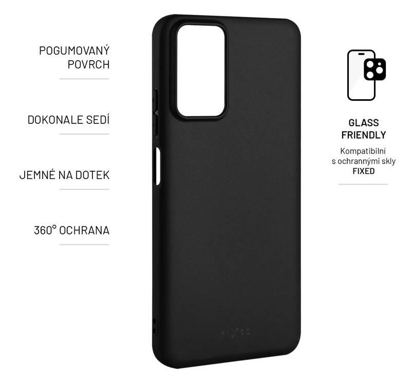 Kryt na mobil FIXED Story na Xiaomi Redmi Note 12S černý