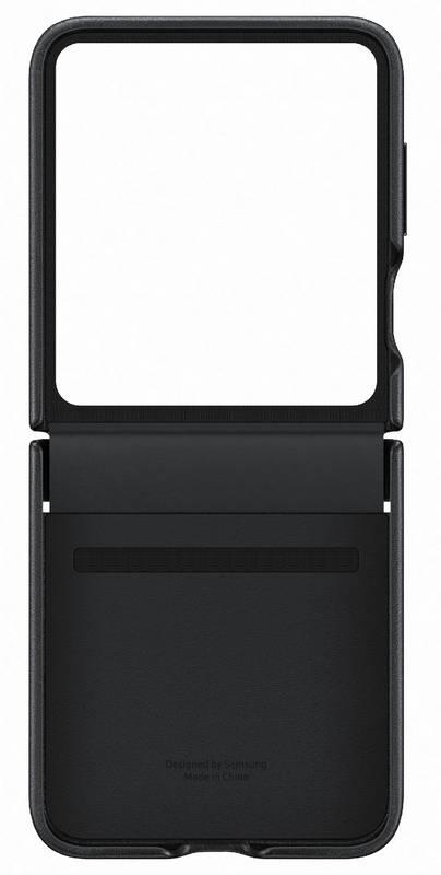 Kryt na mobil Samsung Galaxy Z Flip5 Flap Eco Leather černý