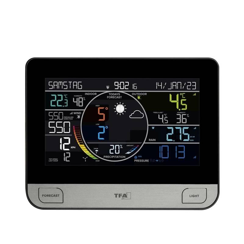 Meteorologická stanice TFA 35.8003.01 VIEW PRO černý