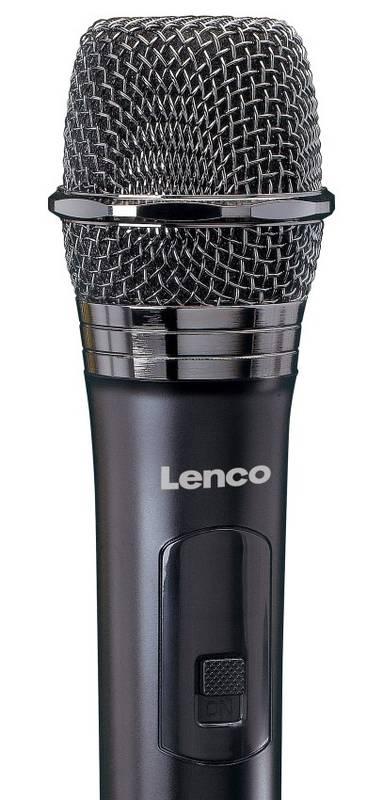 Mikrofon Lenco MCW-011BK bezdrátový černý