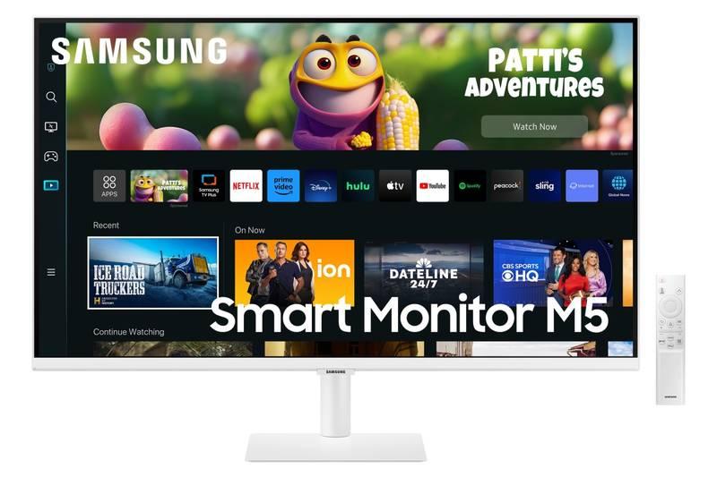 Monitor Samsung Smart Monitor M50C bílý