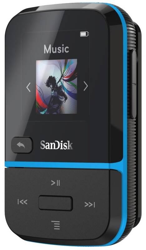 MP3 přehrávač SanDisk Clip Sport Go2 16GB černý modrý
