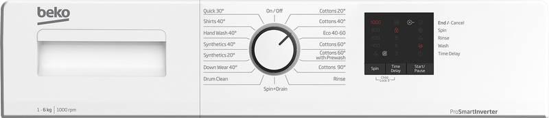 Pračka Beko WUE6511BW bílá