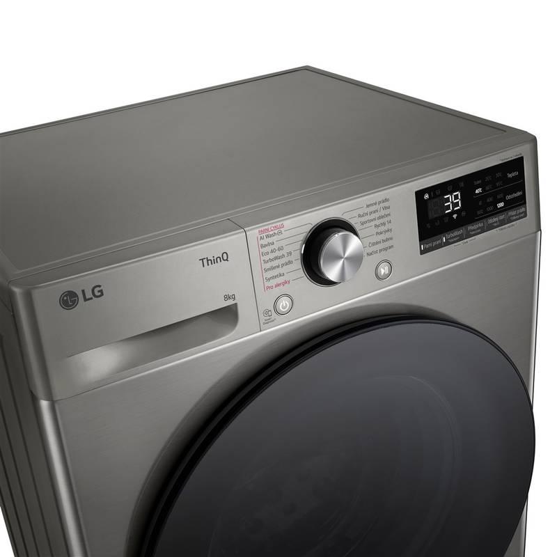 Pračka LG FLR7A82PG stříbrná