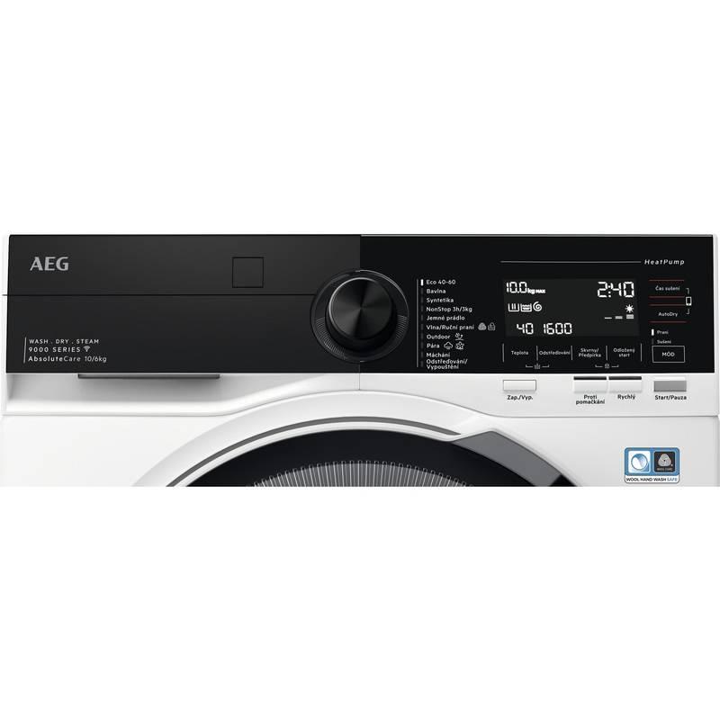 Pračka se sušičkou AEG AbsoluteCare® 9000 LWR98165XC bílá