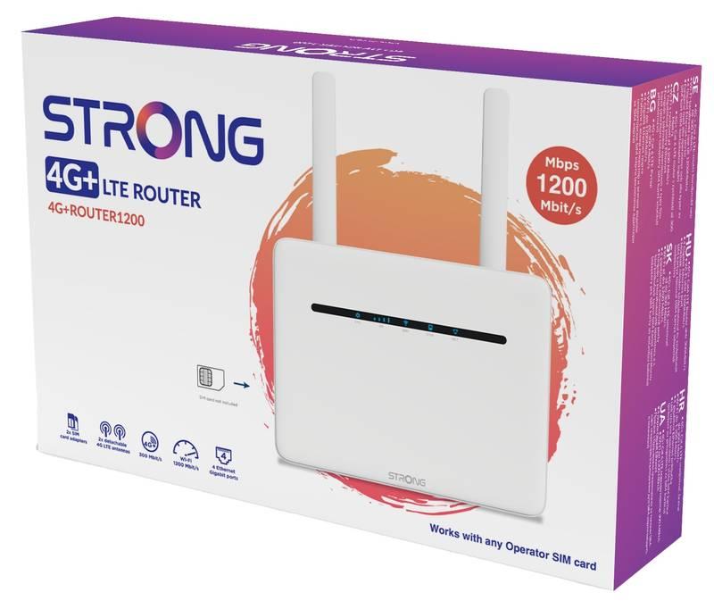 Router Strong 4G LTE 1200 bílý, Router, Strong, 4G, LTE, 1200, bílý